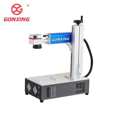 Luchtgekoelde GONXING LASER draagbare glasvezellasermarkeringsmachine 20w 30w 50w 60w 70w 80w 100w 120w 200w voor pen of ringen Easy