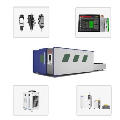 Industriële dubbele tafel 6000w lasersnijmachine voor plaatmetaal met 4-assige configuratie en Yaskawa servomotor