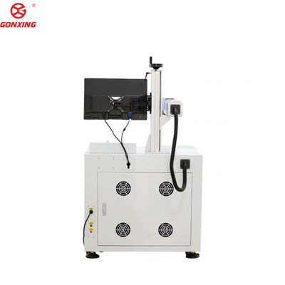 Hoge Precisie Graveren Bedrijfsmodus Gepulseerde Mini Draagbare Desktop MOPA Fiber Laser-markering Machine 20 w 30 w 60 w 100 w