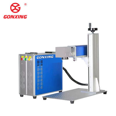 Stand-alone configuratie GONXING Split UV Laser Marking Machine 3W 5W 10W Fiber Laser met dubbel rood licht voor glas