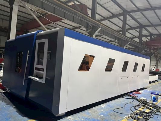 CE-gecertificeerde 3-6KW/8KW/12000W/20000W metalenvezellasersnijmachine met en Fuji/Delta/INOVANCE/Yasukawa servomotor