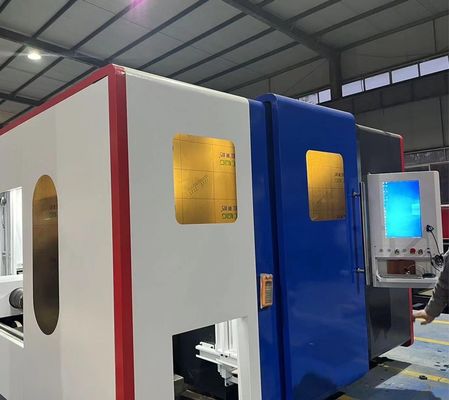 Geautomatiseerd laden Schneider Electric-Frankrijk 2000/3000W glasvezellasersnijmachine voor metalen geïntegreerde platen en buizen