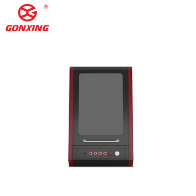 20w 30w Auto Focus Rotary Fiber Laser Marking Machine voor sieraden Gesloten kast Toepasselijk materiaal Metaal en niet-metaal