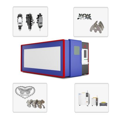 Raycus 3KW Full Safety Cover Fiber Laser Metal Cutter voor Messing Koper gegalvaniseerd plaat snijden 20mm snijdikte
