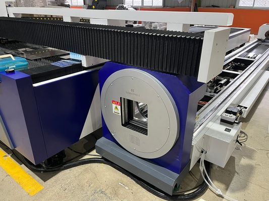 4-assige industriële lasersnijmachine voor metaalplaten en -buizen met OSPRI/PRECITEC/RAYTOOL lasersnijkopdikte 15 mm