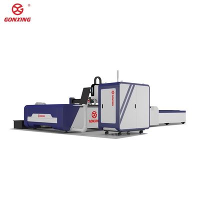 5-as configuratie koelsysteem Hanli waterkoeler Metalen plaat en buis vezel laser snijmachine