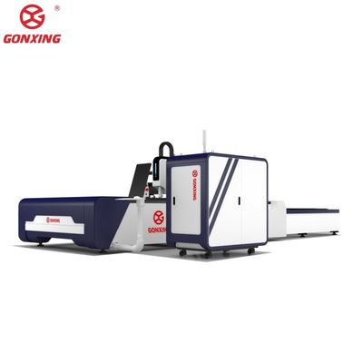 Met watergekoelde glasvezellasersnijmachine voor ruilstaal en koolstofstaal 1500mmX3000mm