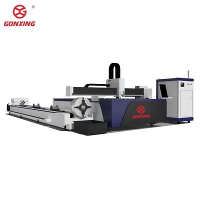 Waterkoeling Roestvrij staal Carbon Steel Plaat en buis Model 3015 CNC Fiber Laser Cutting Machine met 20 mm snijdikte GX-HT