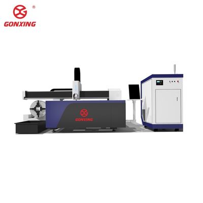 Waterkoeling Roestvrij staal Carbon Steel Plaat en buis Model 3015 CNC Fiber Laser Cutting Machine met 20 mm snijdikte GX-HT