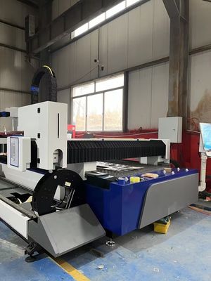 5000 KG Hoogste stijfheid buisplaat CNC-vezellaser snijbuismachine voor metaal snijmachine Laser snijmachine 3kw laser snijmachine