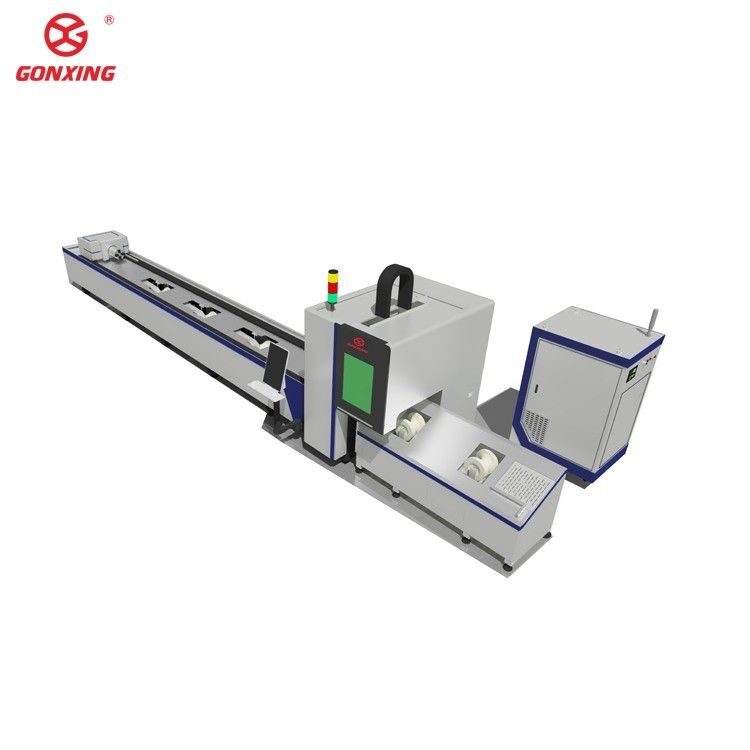 GONXING 3d Auto Focus Pipe Tube Steel Metal Laser Cutting CNC Machine met YYC-Taiwan Gear Rack Snijdikte 20 mm