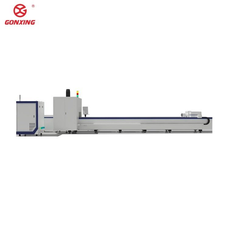 HIWIN GX-6024T Model Fiber Laser Pipe Cutting Machine Metalen Tube 6M CNC Laser Cutter Machine met Raytools Laser Head