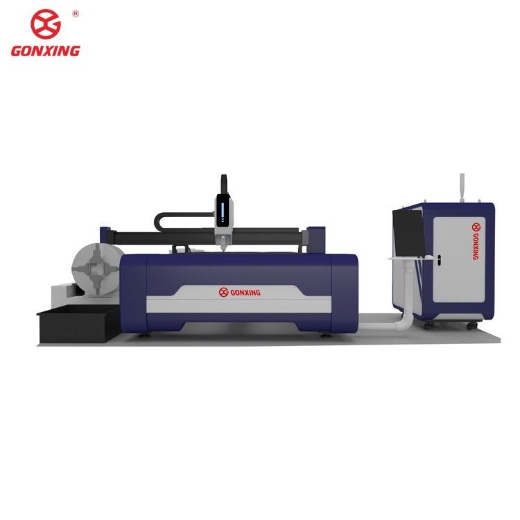 5-as configuratie koelsysteem Hanli waterkoeler Metalen plaat en buis vezel laser snijmachine