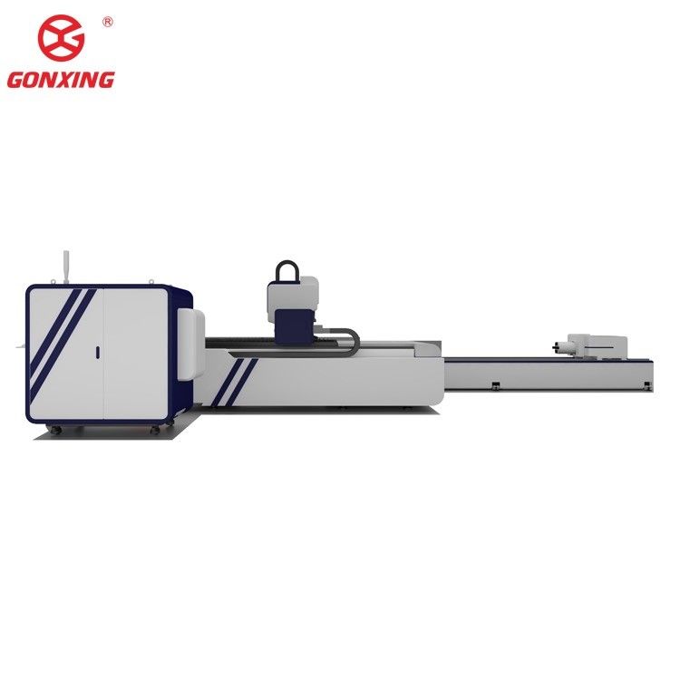 Precise watergekoelde glasvezellasersnijmachine voor plaatmetaal en buis in Raytools Laser Head