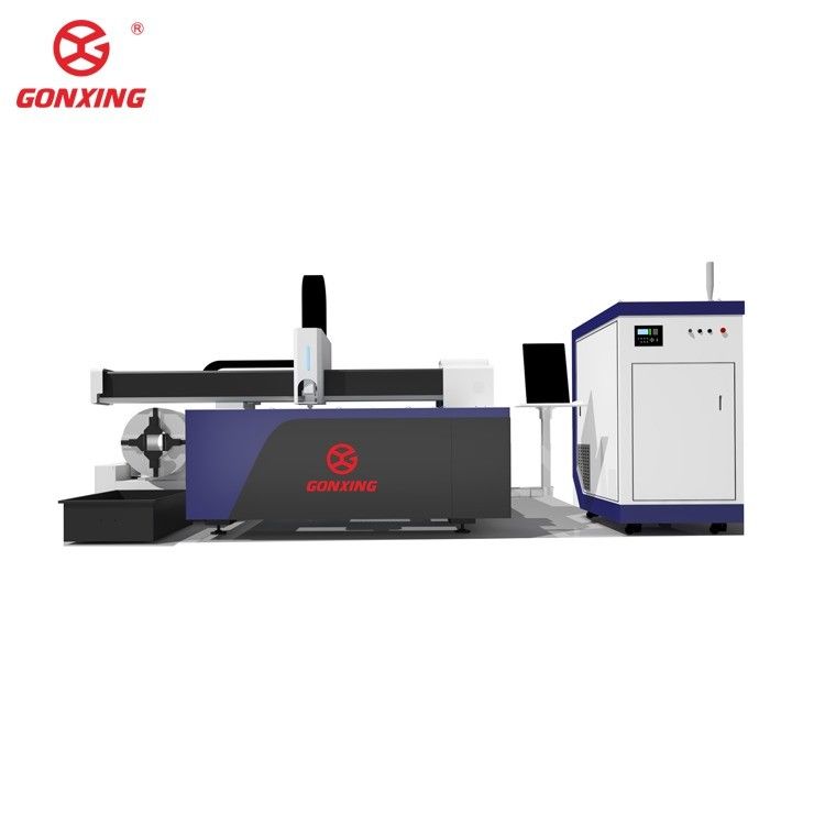 Roestvrij staalbuis MAX/Raycus Fiber Laser Cutter Auto Focus Laser Cutting Machine met elektrische componenten van Schneider