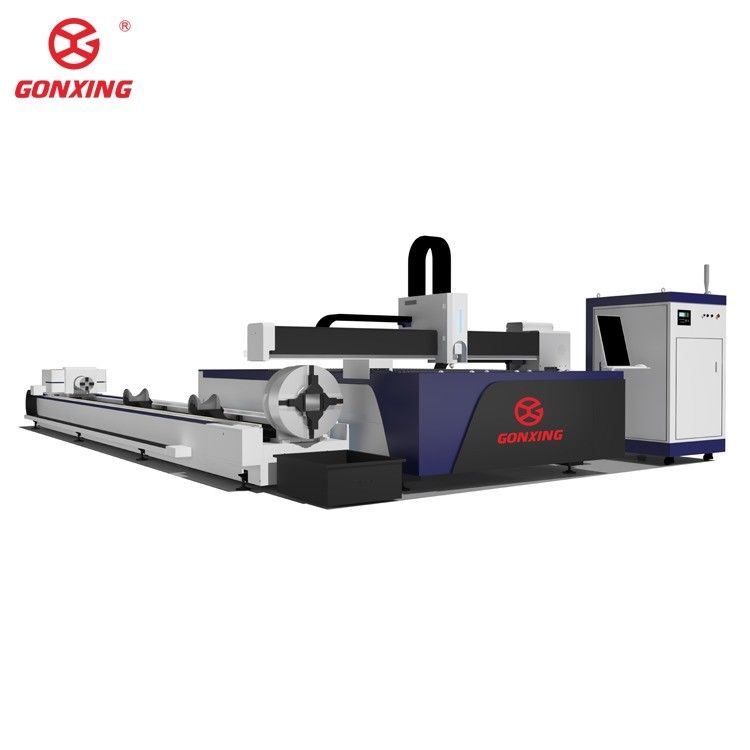 Waterkoeling Roestvrij staal Carbon Steel Plaat en buis Model 3015 CNC Fiber Laser Cutting Machine met 20 mm snijdikte GX-HT